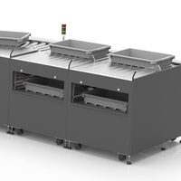 Système de retour automatique de plateau Safeagle, nouvelle conception, pour scanner de bagages et de sacs à rayons X à l'aéroport