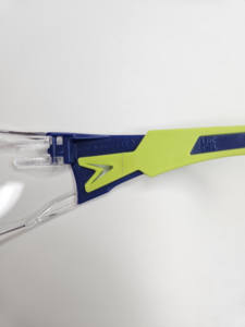 Lunettes de sécurité de style sportif à demi-cadre avec logo personnalisé, certifiées CE WELTA, conformes à la norme ANSI Z87.1, anti-buée/anti-rayures, avec lentilles en polycarbonate - Product Image 4