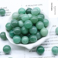 Perles rondes non poreuses de 16 mm en agate de cristal, pierres DIY en gros pour la fabrication de stylos