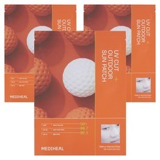 Medi Hill U-Cut Outdoor Triple-Protection Sun Patch 3-seed X 4P Set UPF50 + 5G 3 piezas Descuento Parches corporales - Product Image 1