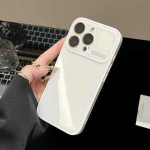 Nouvelle coque de téléphone tendance avec grande fenêtre texturée givrée pour iPhone <span class=keywords><strong>12</strong></span> 13 14 15 16 17 <span class=keywords><strong>Pro</strong></span> <span class=keywords><strong>Max</strong></span> avec film de protection d'objectif HD et protection arrière antichoc - Product Image 3