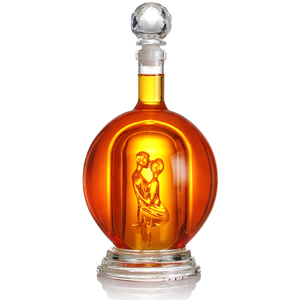 Thiết kế mới tinh tế 750ml chai thủy tinh/Vodka Chai thủy tinh/Tùy chỉnh hình dạng kính chai rượu vang Decanter - Product Image 5