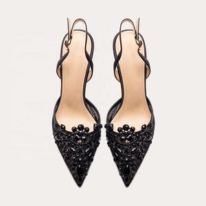 फैशन लक्जरी ग्रीष्मकालीन स्टिलेटो हील्स सफेद उच्च हील्स महिलाओं के लिए जूते फीमे 2024 - Product Image 5