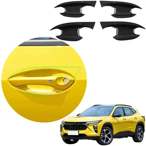 ABS Car Auto Parts Side Outer Door Handle Anti Scratch Bowl Cover Acessórios Body Kits para Chevrolet Trax 2024