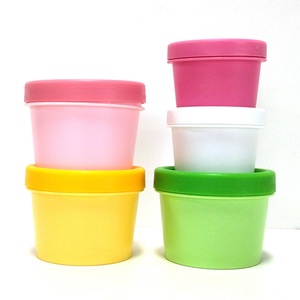 30g 50g 100g 200ml Empty Pink PP <b>Plastic</b> Cosmetic <b>Jars</b> with Screw Top for Eye Cream & Face Cream - Product Image 4