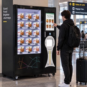 Distributeur automatique de nourriture sans argent liquide pour bento et repas prêts à manger - Product Image 1