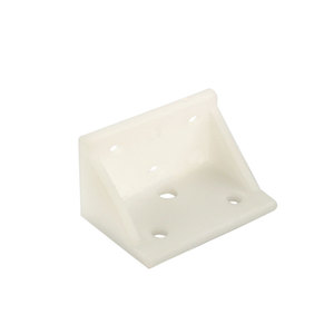 Support d'angle en plastique à 6 trous, grand support d'angle droit pour meubles, connecteur d'étagère, accessoire de quincaillerie durable - Product Image 1