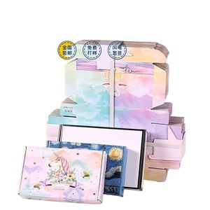 Boîtes plates en forme d'avion, papier kraft spécial pour la livraison express, le commerce électronique et la logistique, vente en gros. - Product Image 5