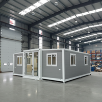 Vente Directe – Maison Conteneur Mobile de Luxe Préfabriquée Extensible 40ft 20ft 30ft avec Cuisine, Maison Portable en Acier Léger Préfabriqué