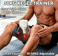 Appareil d'entraînement des cuisses et du plancher pelvien avec compteur intelligent, résistance réglable 10-35 kg, pour la récupération du plancher pelvien