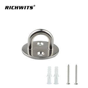 RICHWITS Hebilla Redonda de Acero Inoxidable ZB6303 para Puerta, Placa de Fijación para Barco/RV, Impermeable y Duradera - Product Image 3