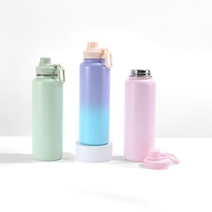 Kids Cute Termos Customized Sublimation Stainless Steel Water <b>Bottle</b> With <b>Straw</b> Lid for Children - Product Image 2