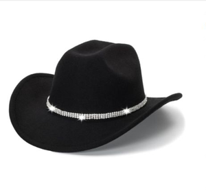 Sombrero Fedora Vaquero Occidental Unisex Clásico con Cinturones de Hebilla Enrollables, Tejido Transpirable de Lana/Fieltro, para Fiestas al Aire Libre, Pesca, Moda - Product Image 6