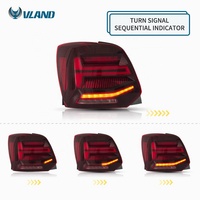 VLAND Factory Großhandel Rücklichter für VW Polo 2011-2017 Heck leuchte Teil Blinker mit sequentiellem Rücklicht Zubehör