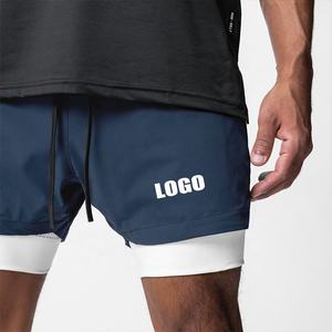 पुरुष कस्टम ग्रीष्मकालीन एथलेटिक कसरत संपीड़न बोर्ड 1 नायलॉन स्पैन्डेक्स 5 इंच इनसीम शॉर्ट्स - Product Image 5