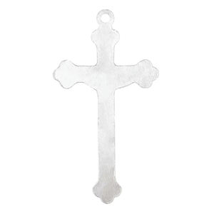 Gerusalemme religiosa per il rosario che fa il crocifisso cattolico d'argento antico 43*23mm - Product Image 4