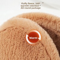 Cache-oreilles unisexes en peluche pour l'hiver, doux au toucher, coupe-vent et anti-froid, avec chaleur longue durée