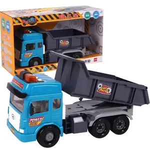 Diecast Scale Model Truck Rupsgraafmachine 4-wiel Elektrisch Voertuig Voor Graafmachine Kinderen Rijden Op