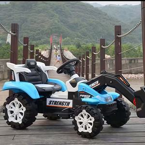 รถของเล่นขุดดินสำหรับเด็ก รถขุดสามารถนั่งขับได้ ขนาดใหญ่ ใช้พลังงานไฟฟ้าทั้งหมด สำหรับงานวิศวกรรม - Product Image 4