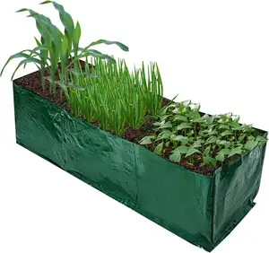 Custom Size Thickness Breathable Hole Seedling Pot Grow Bags Vegetable Fruit Tree Custom Nursery Grow Bags