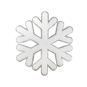 Parches personalizables de muñeco de nieve de Navidad, parches de sarga bordados a granel para decoración de prendas - Product Image 2