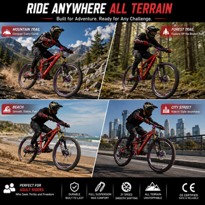 Bicicleta <span class=keywords><strong>de</strong></span> Montaña <span class=keywords><strong>de</strong></span> Suspensión <span class=keywords><strong>Completa</strong></span> <span class=keywords><strong>de</strong></span> Aleación <span class=keywords><strong>de</strong></span> Aluminio <span class=keywords><strong>de</strong></span> 27.5 Pulgadas, 10 Velocidades, Cola Suave, Frenos <span class=keywords><strong>de</strong></span> Disco Hidráulicos para Descenso - Product Image 4