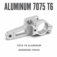 Pièces en aluminium 7075 T6 usinées sur commande par CNC, tournage, aéronautique, anodisation, usine OEM