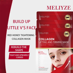 Kollajen <span class=keywords><strong>Flakes</strong></span> yüz paketi nemlendirici nemlendirici sıkılaştırıcı kuru cilt seyahat boyutu alın yama - Product Image 3