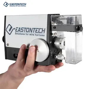 EASTONTECH-máquina de prensado de tiras de alambre semiautomática, peladora de cables neumática