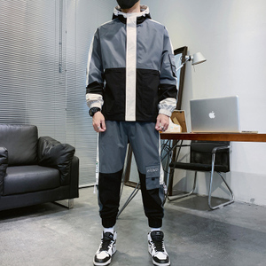 De moda jogging trajes de los hombres de <span class=keywords><strong>la</strong></span> <span class=keywords><strong>calle</strong></span> de los hombres de <span class=keywords><strong>la</strong></span> moda reflejan n trajes - Product Image 4