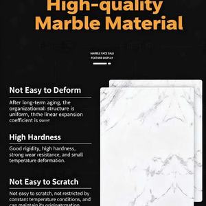 Mesa de Centro de Mármol de Lujo Ligero 2026 - Muebles Modernos Minimalistas de Alta Gama para Sala de Estar - Product Image 4