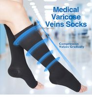 Bas de Compression gradués de 20 à 30mmhg pour la grossesse, soulagement des varices médicales, attelles de tibia
