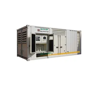 1000 KVA container type diesel generator set with PERKINS engine from GB POWER