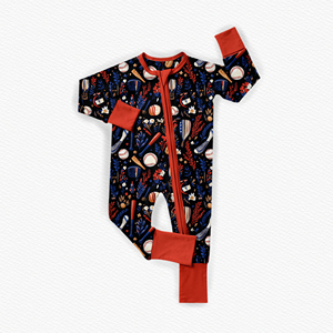 Pigiami in Bambù Personalizzati di Lusso Unisex, Produttore di Pigiami per Neonati, Set Natalizio di Pigiami in Bambù per Bambini, Vendita all'Ingrosso - Product Image 4