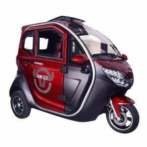 1500W Volwassen 3-wiel 3-persoons Kleine/mini Volledig Gesloten Langzaam Rijdende Elektrische Driewieler Elektrische Passagiers Scooter Voertuig/auto Te Koop - Product Image 1