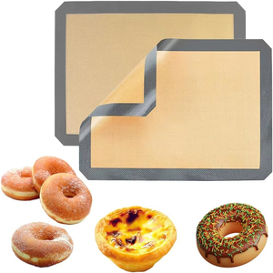 Bakery Accessories Rectangular <b>Silicone</b> <b>Baking</b> Mats Non-stick Reusable Food Safe Tapis De Cuisson - Product Image 1