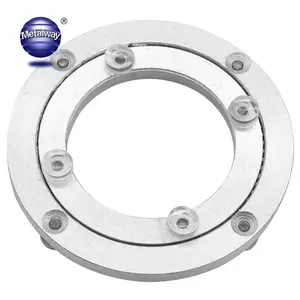 Aluminum Swivel Plate Ball Bearing Round Restaurant Lazy Susan Plate