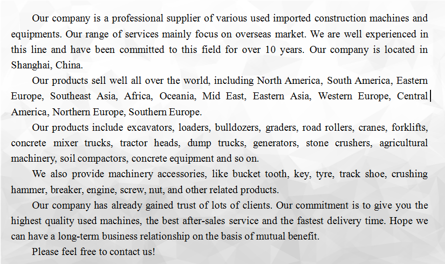 Hot Sale Used Komatsu Wheel Loader WA380-3 , Used WA300 WA350 with cheap price