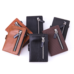 Aluminum Mens Wallet RFID Blocking PU Leather Slim Metal visa credit cards - Product Image 6