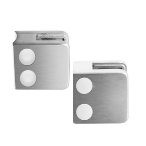 Stainless Steel Glass <b>Clamp</b> For Stair Railings Minimalist Design Durable Fixing <b>Clip</b> - Product Image 1