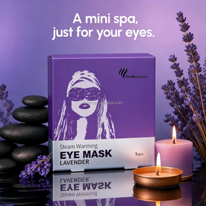 Máscaras de Olhos Descartáveis de Lavanda com Aquecimento Suave Personalizadas com Marca Privada - Product Image 4