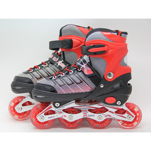 Inline Skates Kick Out Roller Skate Shoes 4-Wheel Skates Deform