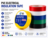 Nastro Isolante Elettrico in PVC Antistatico Ignifugo di Grado Industriale, Resistente alle Intemperie per Alta Tensione