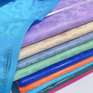 Châu Phi Quần Áo Bazin Riche Guinea Thổ Cẩm Cotton Damask Shadda Vải Jacquard Nhà Máy Tissus Châu Phi Dệt May Gốc Ăn Mặc - Product Image 6