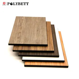 Prezzo del pannello laminato compatto hpl 13mm in legno interno impermeabile e ignifugo per la partizione della toilette