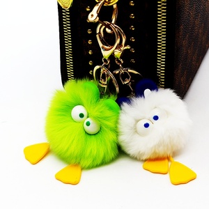 Wsnbwye <span class=keywords><strong>Porte</strong></span>-clés Cadeau Mignon, pour Sublimation <span class=keywords><strong>DIY</strong></span>, avec <span class=keywords><strong>Pompon</strong></span> Lettre et Boules en Peluche 3D, style Bonnets d'Hiver, Vente en Gros - Product Image 2