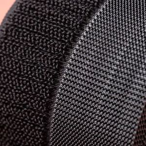 Cinta de Tela de Nylon Suave de 10 cm a 150 cm de Ancho, Color Personalizado, Diseño Nuevo de Fábrica, 100% Nylon, en Negro, Blanco y Azul - Product Image 3