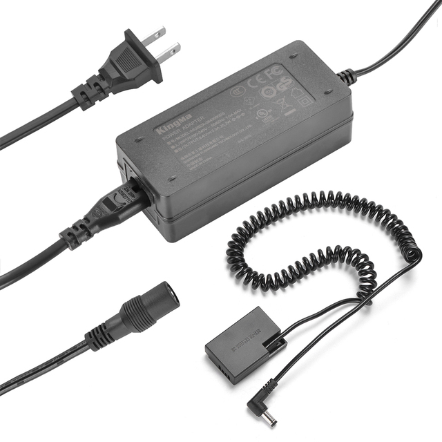 KingMa LP-E17 Full Decoded Dummy Battery with AC Power Supply Adapter for Canon EOS RP M3 M5 750D 760D 800D