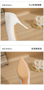 Talons hauts dames chaussures à talons hauts femmes pompes Stiletto femme fête chaussures de <span class=keywords><strong>mariage</strong></span> talons petite grande taille 34-43 - Product Image 3