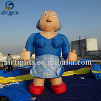 Ballon gonflable pas cher Abraham Cartoon de qualité supérieure pour la promotion des poupées hollandaises